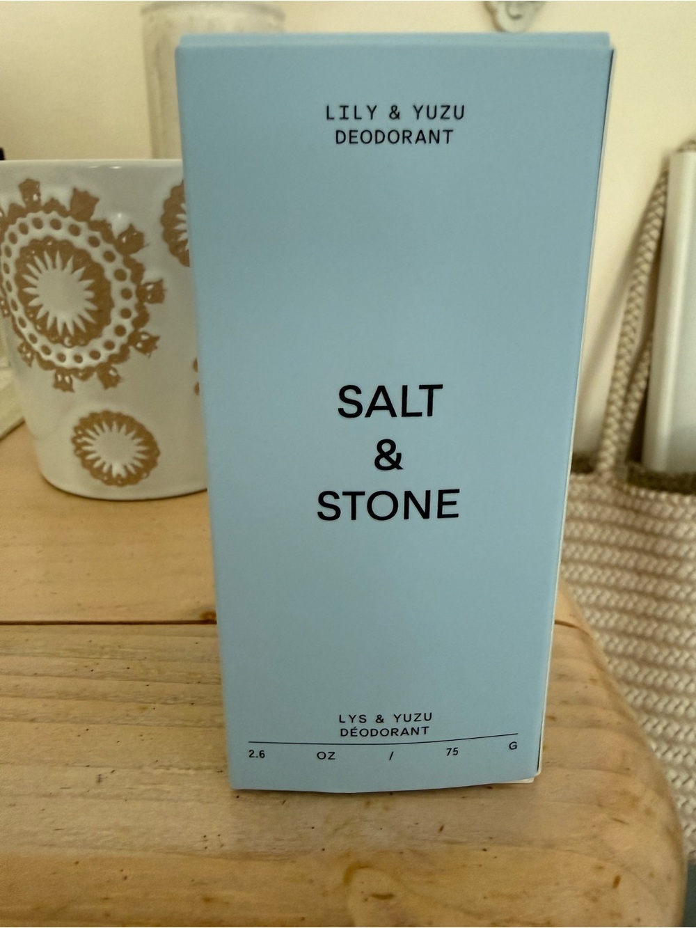 Salt & Stone Lily & Yuzu Deodorant โ Light Blue Packaging
